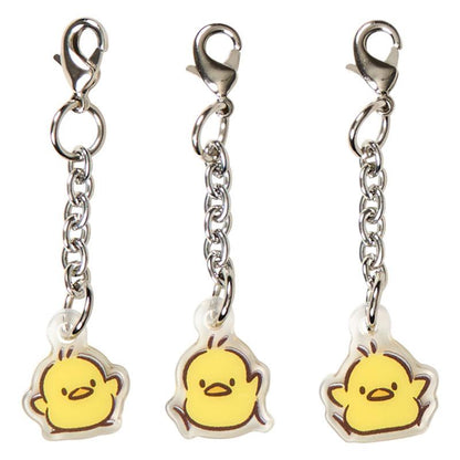 SANRIO | Acrylic Carabiner Keychain  80×10×80mm (Pochacco Loves Pee-chans)