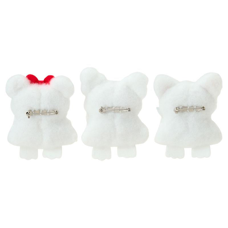 SANRIO | Hanamaruobake Mascot Brooch Set 50×40×80mm (Together with Friends)