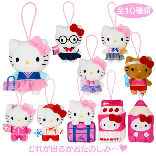 SANRIO | Hello Kitty Secret Plush Mascot Blind Box 110×35×130mm (School Collection)