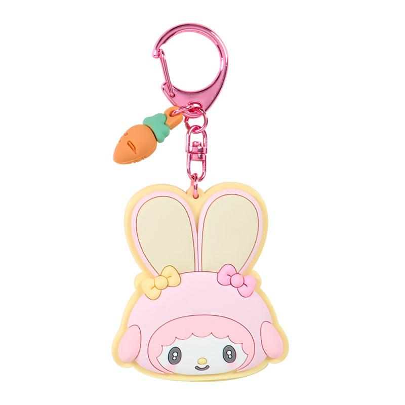 SANRIO | Secret Mirror Rubber Keychain Blind Box 122×10×85mm (Puffy Ear Rabbit Club)