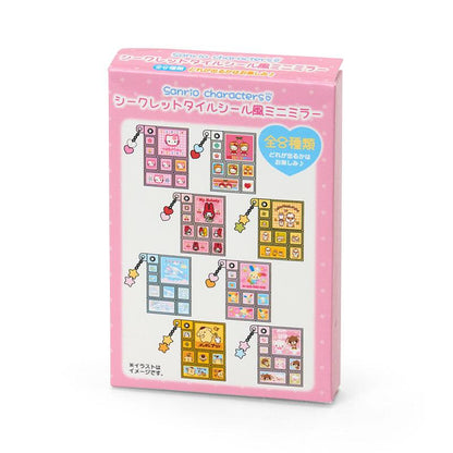 SANRIO | Secret Tile Sticker Style Mini Mirror (Shipped Randomly) (Heisei Era Girl's Item)