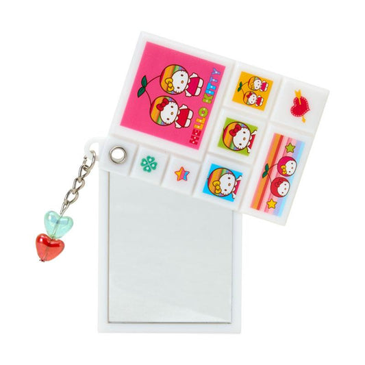 SANRIO | Secret Tile Sticker Style Mini Mirror (Shipped Randomly) (Heisei Era Girl's Item)