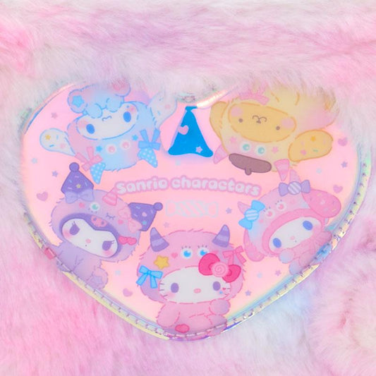 SANRIO | A6 6 Hole Binder  93×72mm (Colorful Pop Monster)