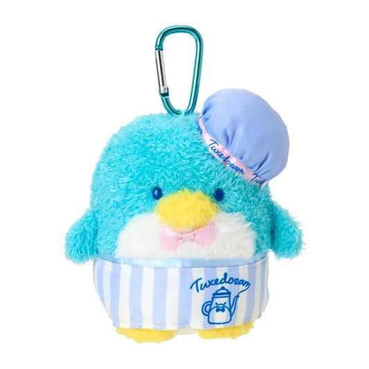 SANRIO | Tuxedo Sam Tuxedosam Plush Keychain Mascot Holder Bag Charm 120x90x120mm (Cafe Design)