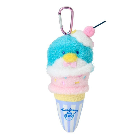 SANRIO | Tuxedo Sam Tuxedosam Plush Keychain Mascot Holder Bag Charm 75x70x200mm (Cafe Design)