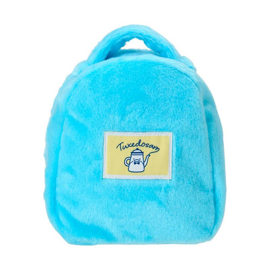 SANRIO | Tuxedo Sam Tuxedosam Character-shaped Cosmetic Storage Pouch 160x80x180mm (Cafe Design)