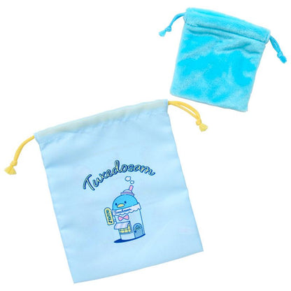 SANRIO | Tuxedo Sam Tuxedosam Drawstring Bag Set Of 2 (Cafe Design)