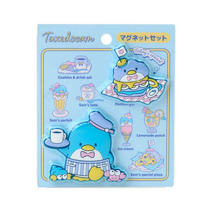 SANRIO | Tuxedo Sam Tuxedosam Magnet Set  (Cafe Design)