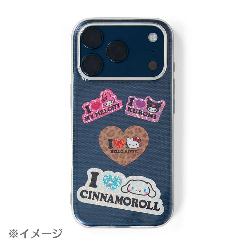 SANRIO | Hologram Sticker Set 110×3×120mm  (I Love Sanrio Characters)