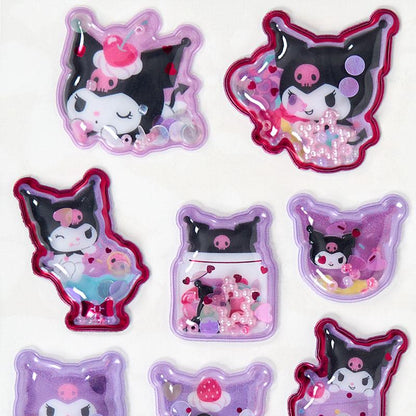 SANRIO | Kuromi Beaded Puffy Sticker 95x7x160mm