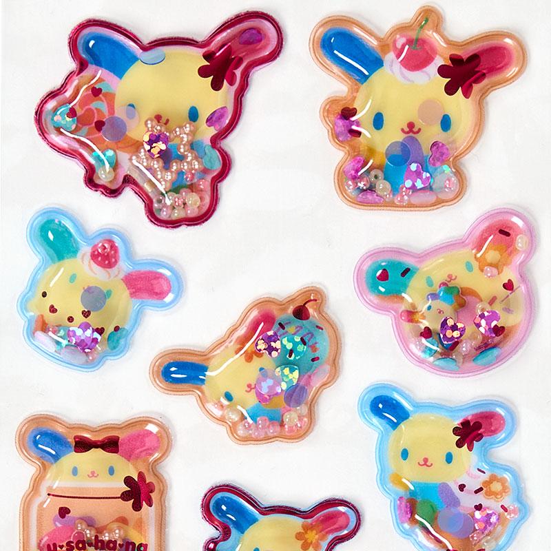 SANRIO | Usahana Beaded Puffy Sticker 95x7x160mm