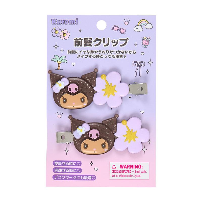 SANRIO | Kuromi Hair Clip 80×15×30mm Each (Sparkling Summer)
