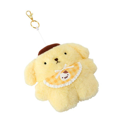 SANRIO | Pompompurin Character-shaped Pass Case Keychain 170x60x160mm (Pompompurin 30th Anniversary Pompompurin From Back Then)