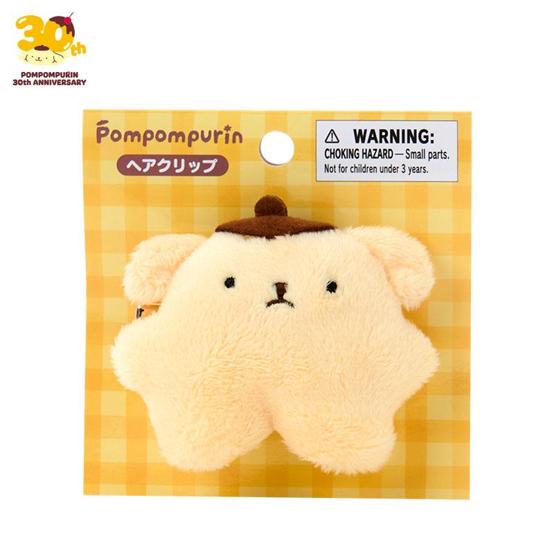 SANRIO | Pompompurin Character-shaped Hair Clip 70x30x65mm (Pompompurin 30th Anniversary Pompompurin From Back Then)