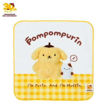 SANRIO | Pompompurin Mini Towel 250x3x250mm (Pompompurin 30th Anniversary Shop Exclusive)