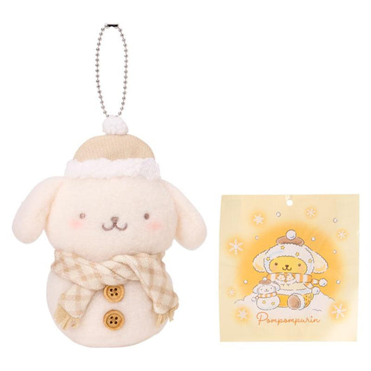 SANRIO | Pompompurin Mascot Holder with Ramune 110×70×115mm (Snowman)