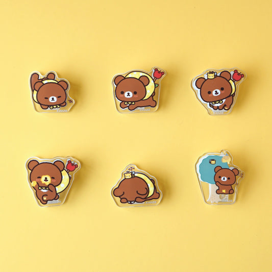 SAN-X | Secret Clip Mascot Blind Box (Chairoikoguma Honey Exploration Team)