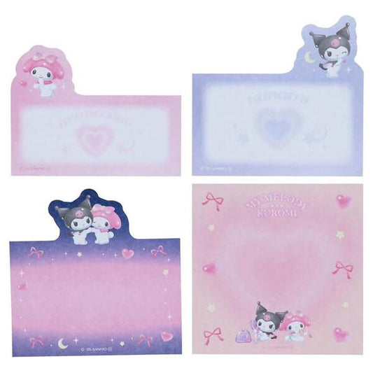 SANRIO | My Melody & Kuromi Die-Cut Block Sticky Notes 69×69×7mm (Dream)