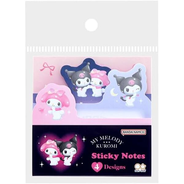 SANRIO | My Melody & Kuromi Die-Cut Block Sticky Notes 69×69×7mm (Dream)