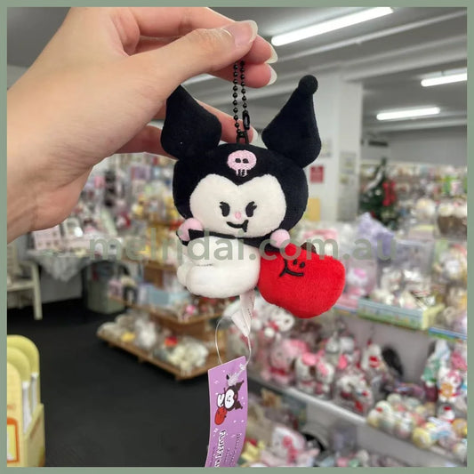 Second Morning X Sanrio | Plush Keychain Mascot Holder Kuromi