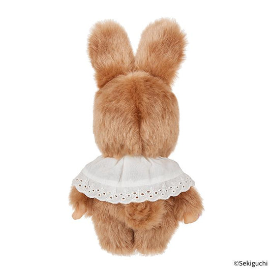 Monchhichi | Sweet Brown Chimtan S Rabbit Plush Toy Plush Doll H24×W12×D8.5cm