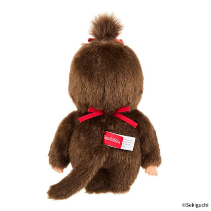 Monchhichi | Premium Stand Plush Toy Plush Doll M 300×160×100mm (Brown Girl)