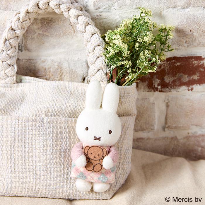 MIFFY | MIFFY CHECK Mascot Keychain Bag Charm 165x70x50mm