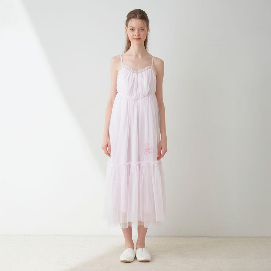 Gelato Pique | Tulle Maxi Cami Dress One-Piece (Valentine’s Day Collection) 冰激凌