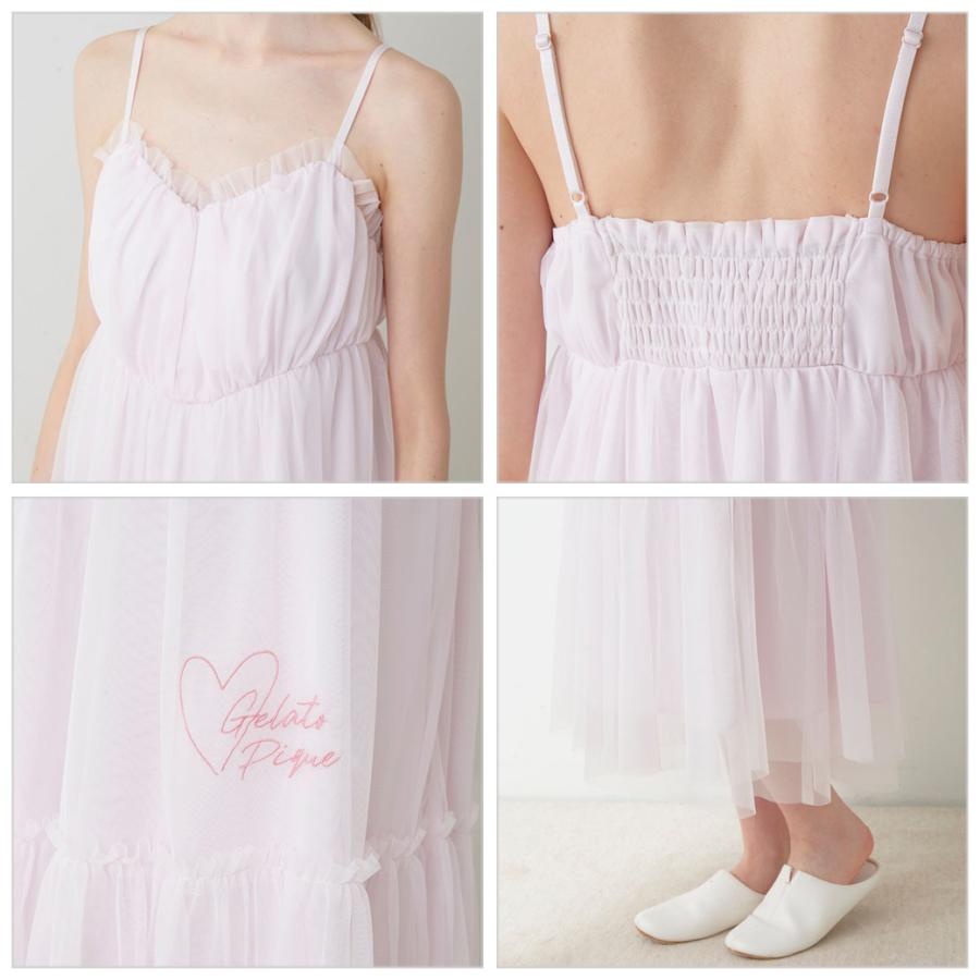 Gelato Pique | Tulle Maxi Cami Dress One-Piece (Valentine’s Day Collection) 冰激凌