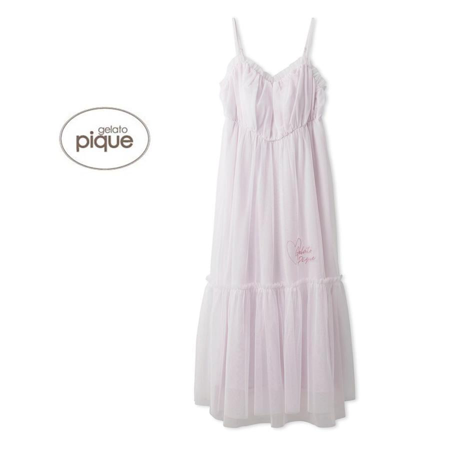 Gelato Pique | Tulle Maxi Cami Dress One-Piece (Valentine’s Day Collection) 冰激凌