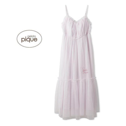 Gelato Pique | Tulle Maxi Cami Dress One-Piece (Valentine’s Day Collection) 冰激凌