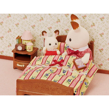 【JP】Sylvanian Families | Furniture Semi-Double Bed Set W97 x H128 x D61 mm