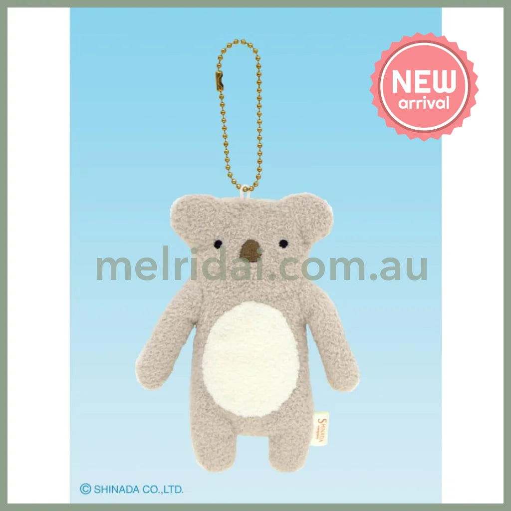SHINADA | Fumofumo-san Mascot Holder Plush Keychain 11cm (Kokomo)