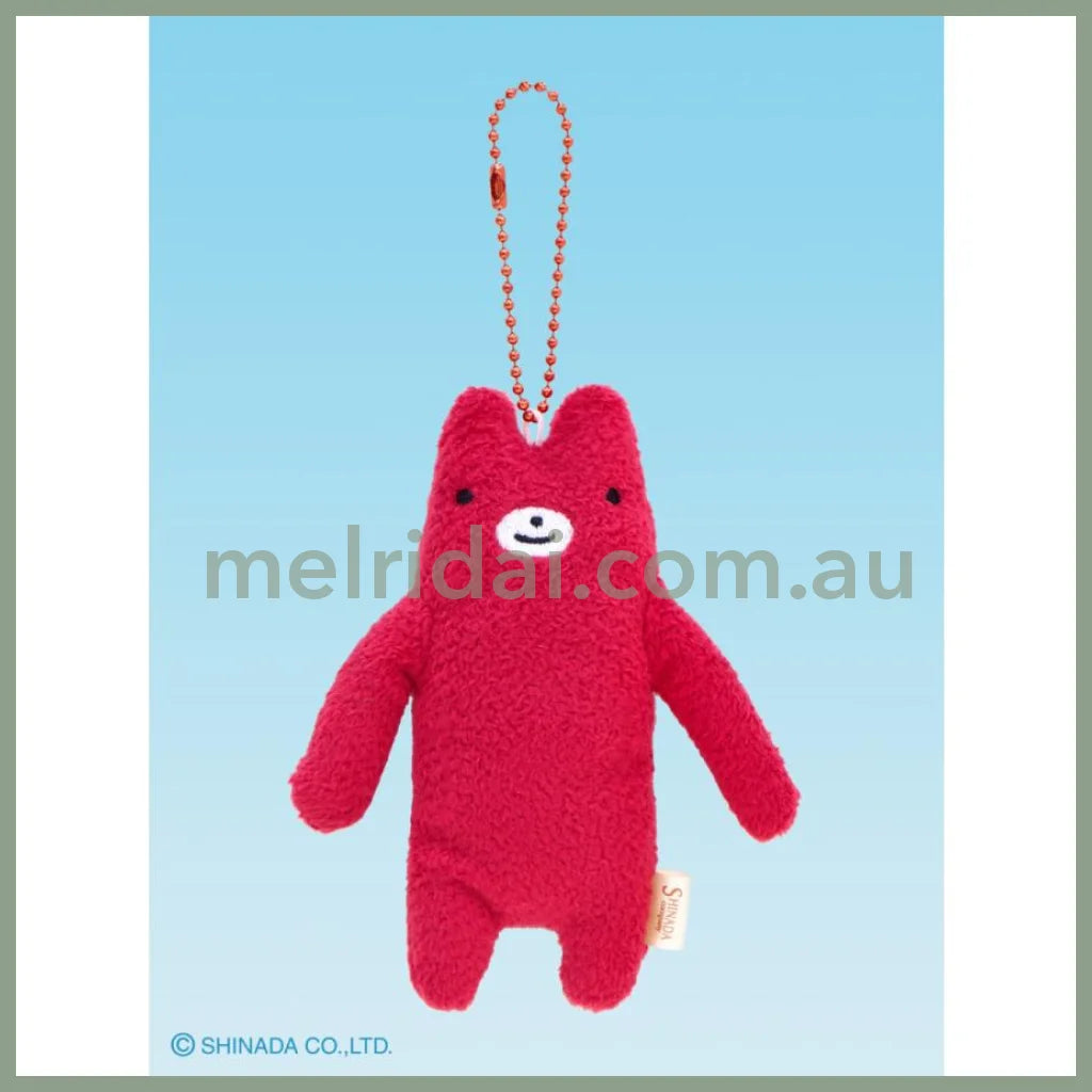 SHINADA | Fumofumo-san Mascot Holder Plush Keychain 11cm (Momo)