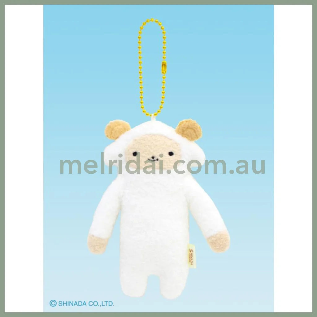 SHINADA | Fumofumo-san Mascot Holder Plush Keychain 11cm (Mr. Fumofumo/Fufu)