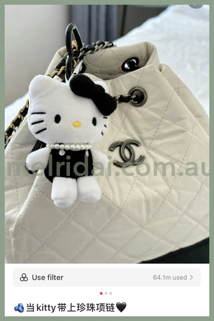 【售完无补】Sanrio | Hello Kitty Mascot Holder 凯蒂猫 联名款 50周年限定 玩偶钥匙链/包挂/珍珠挂件