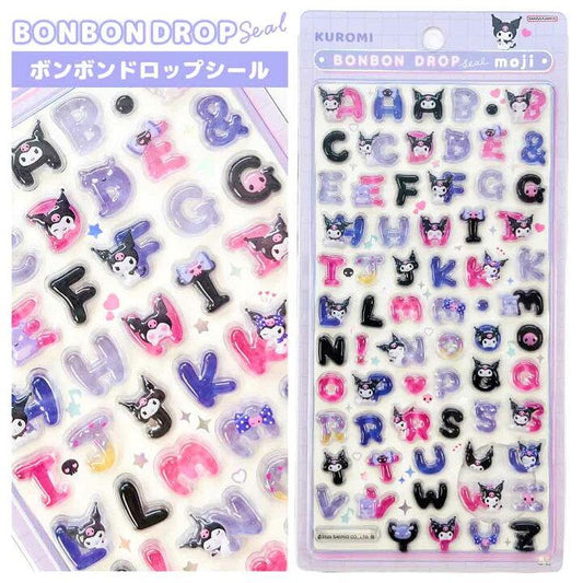 Bonbon Drop | Sanrio Kuromi Seal 3D Sticker 95×170×5mm