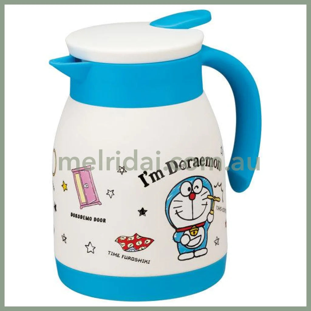 Skaterim Doraemon Stainless Steel Tabletop Pot Vacuum Double Wall Structure 600Ml A