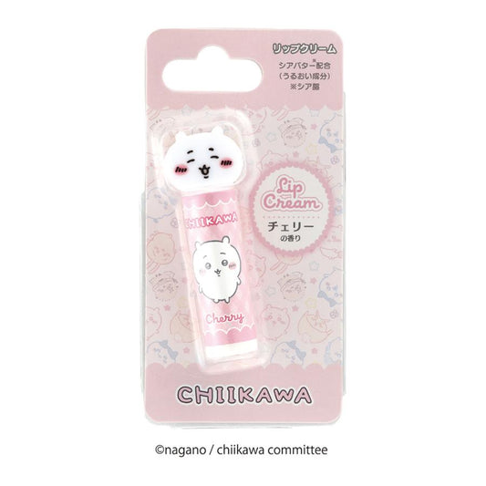 CHIIKAWA | Chiikawa Lip Cream Lip Balm with Mascot 4g (Cherry Flavour)