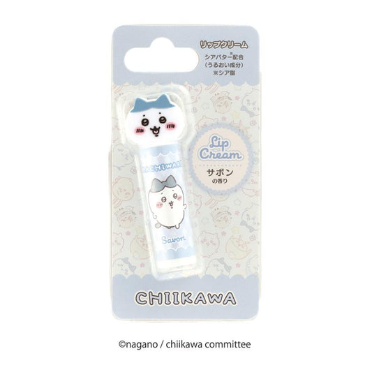 CHIIKAWA | Hachiware Lip Cream Lip Balm with Mascot 4g (Sabon Flavour)