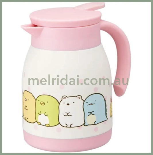 Skatersumikko Gurashi Stainless Steel Tabletop Pot Vacuum Double Wall Structure 600Ml