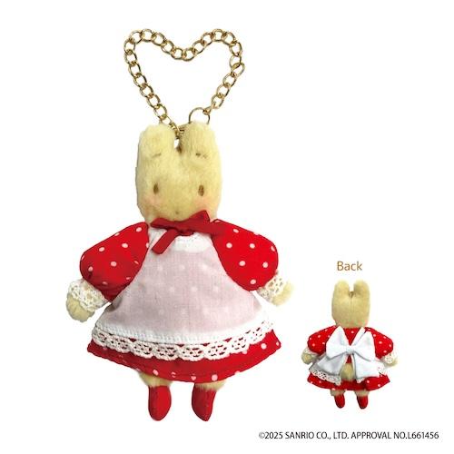 SANRIO | Marron Cream Mascot Bag Charm Plush Keychain 125×90×30mm (Red)