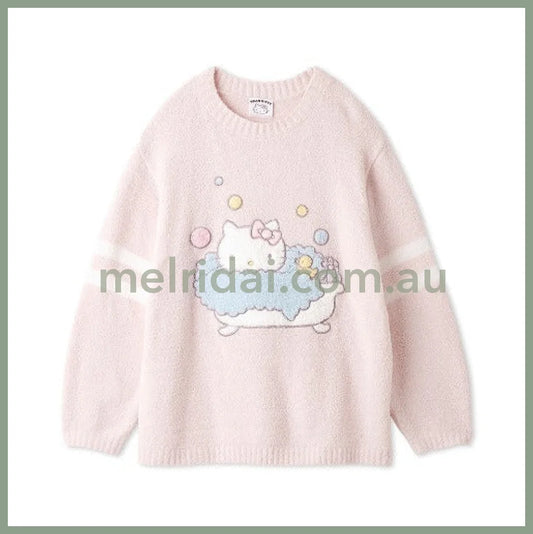 SNIDEL HOME X SANRIO HELLO KITTY | Knit Pullover Lounge Clothes Pink
