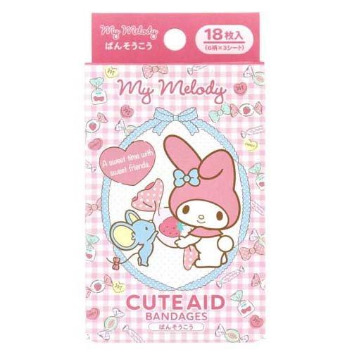 Sanrio | Band-Aid Bandages (My Melody) 18Pieces 日本三丽鸥 美乐蒂印花创可贴/邦迪