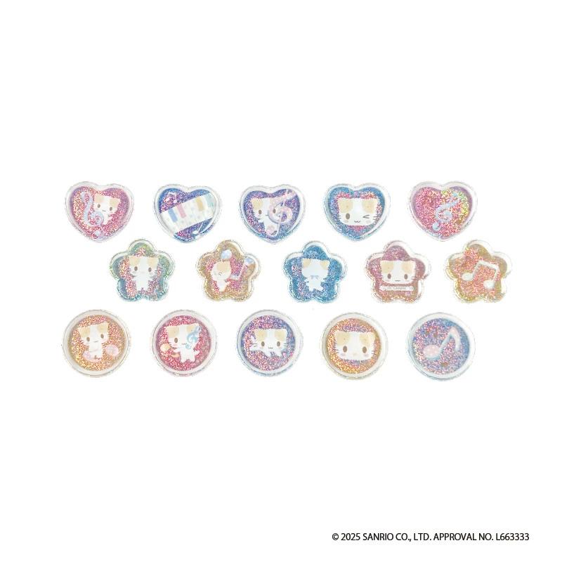SANRIO | Marshmallow Masyumaro Crystal Sticker Musical Note 190×190×20mm