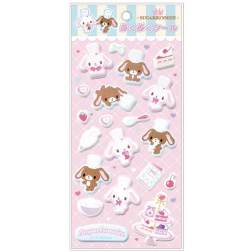 SPINNS x SANRIO | Sugarbunnies Puffy Sticker 70×115×1mm (Pink)