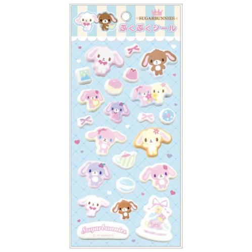 SPINNS x SANRIO | Sugarbunnies Puffy Sticker 70×115×1mm (Blue)