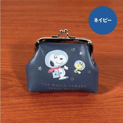 Peanuts | Snoopy Clasp Coin Purse H80Mm×W100Mm×D15Mm / Navy