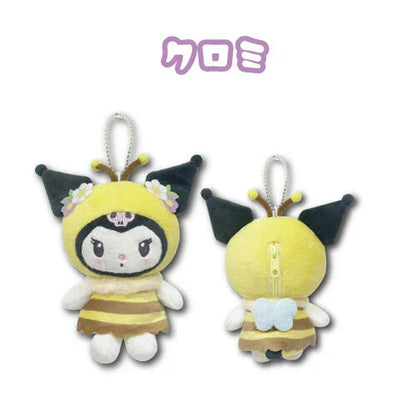 SANRIO | Kuromi Mascot Pouch Holder Plush Keychain Bag Charm 13cm (Bee)