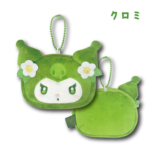 SANRIO | Kuromi Mini Pouch Keychain 80x110x20mm (Matcha)